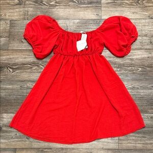 See You Monday Red Mini Dress